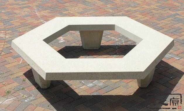 清水混凝土多边形坐凳